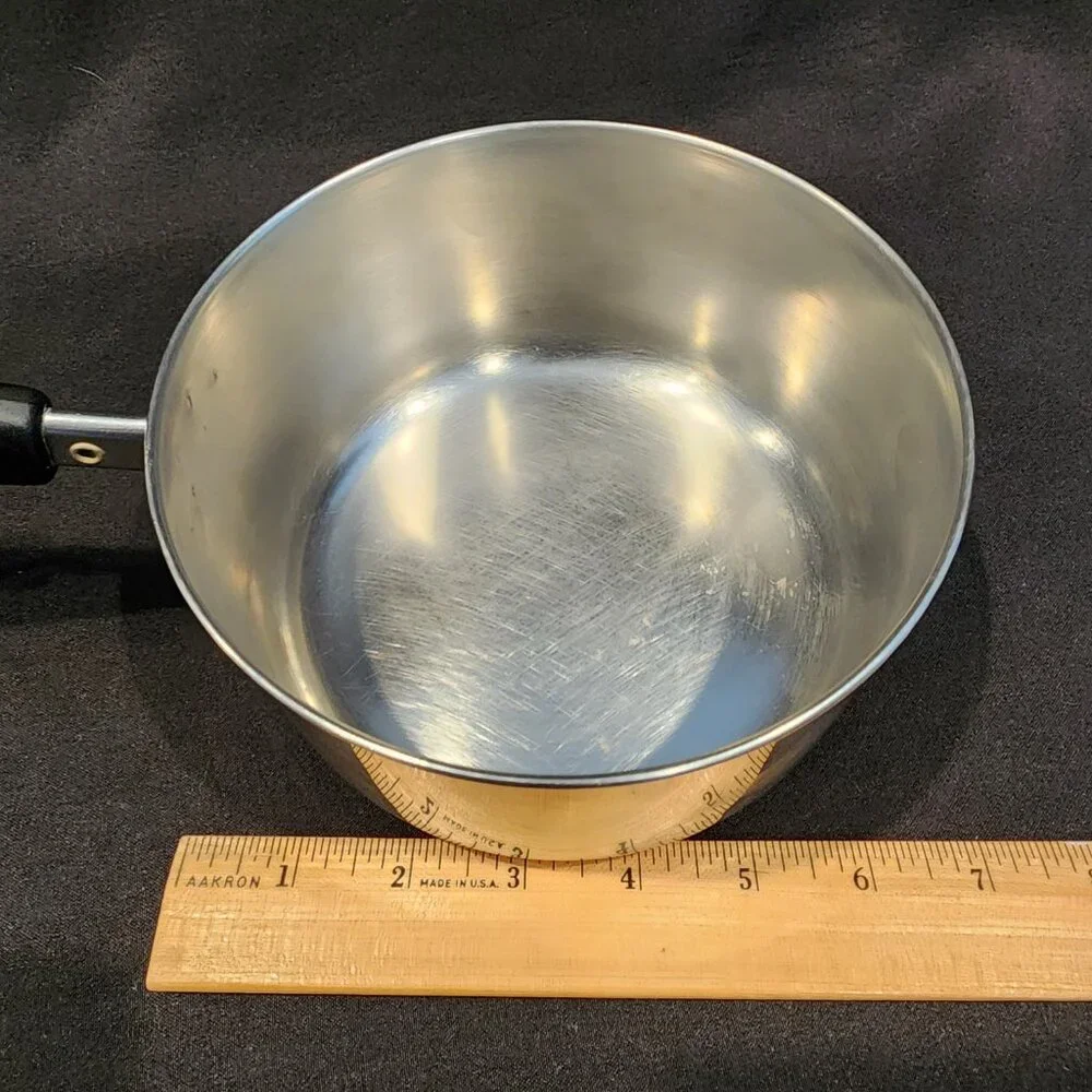Vintage Revere Ware 1801 Cooper Bottom Sauce Pan, 1 Quart